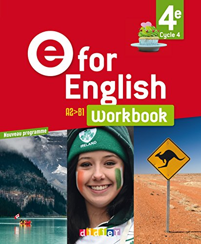 E for english 4e (&eacute;d. 2017) - Cahier