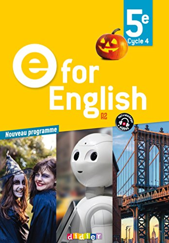 E for english - Anglais 5e