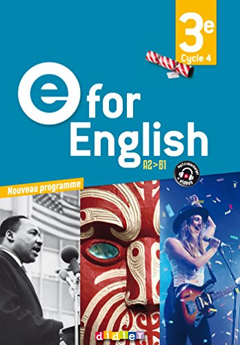 E for english - Anglais 3e