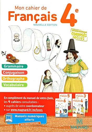 Mon cahier de fran&ccedil;ais 4e