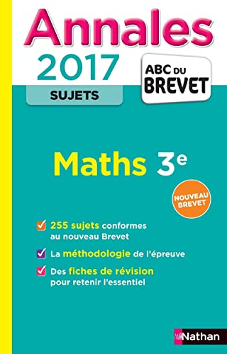 Annales ABC du BREVET 2017 Maths 3e