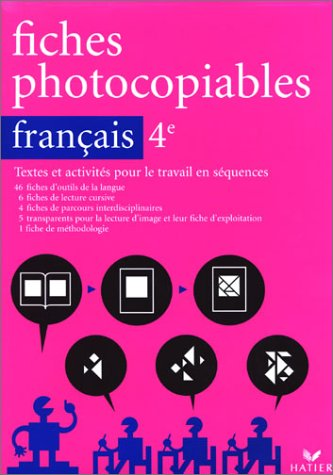 Fiches photocopiables : fran&ccedil;ais 4&egrave;me